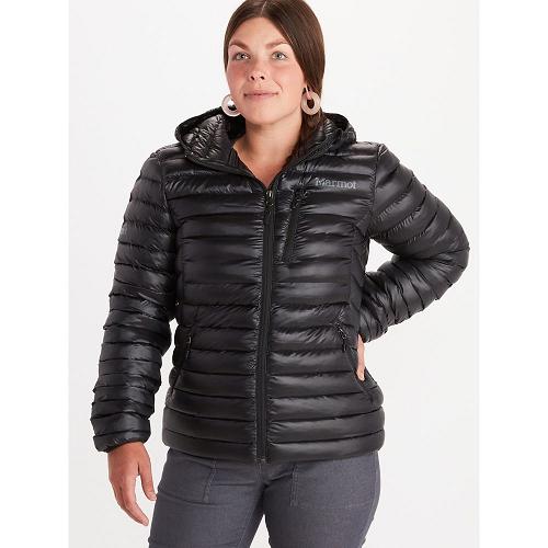 Marmot Down Jacket Black NZ - Avant Featherless Jackets Womens NZ3671589